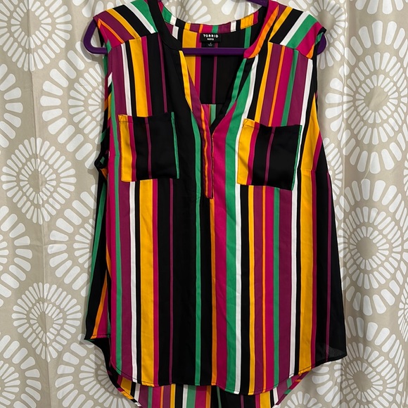 torrid Tops - Torrid Harper Georgette Tank Blouse size 2(20)